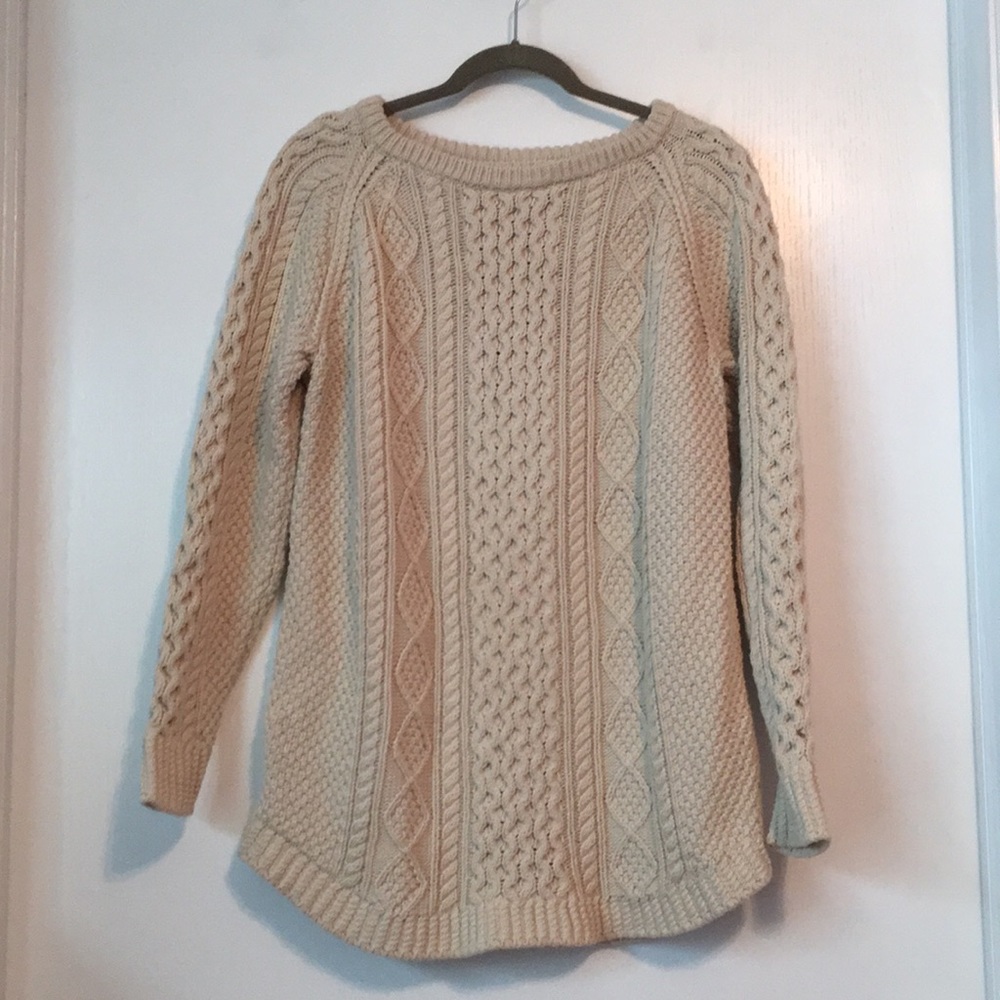 Signature LL Bean Fisherman Tunic Sweater